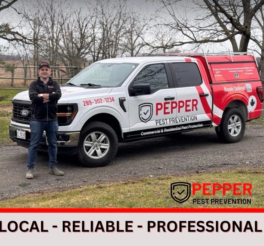 Richard Pepper and the Pepper Pest Prevention service truck